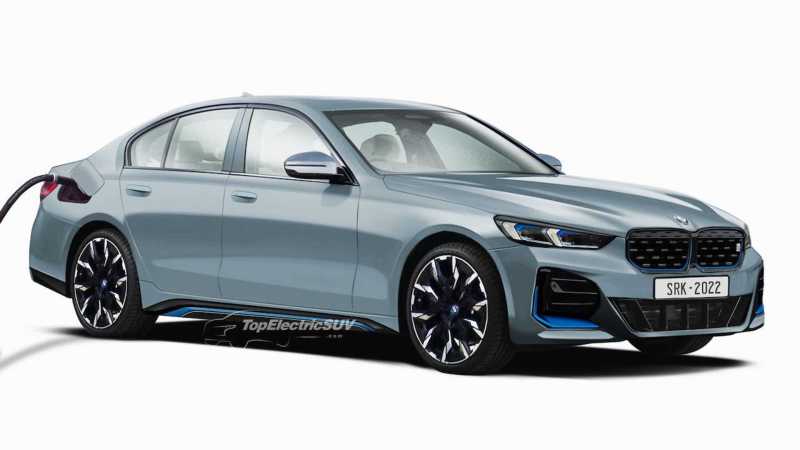 BMW全新i5赛道测试谍照曝光 将于2023年亮相