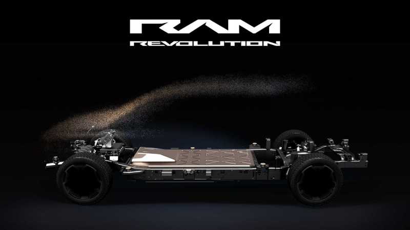 11月洛杉矶车展亮相 Ram全新纯电皮卡预告图