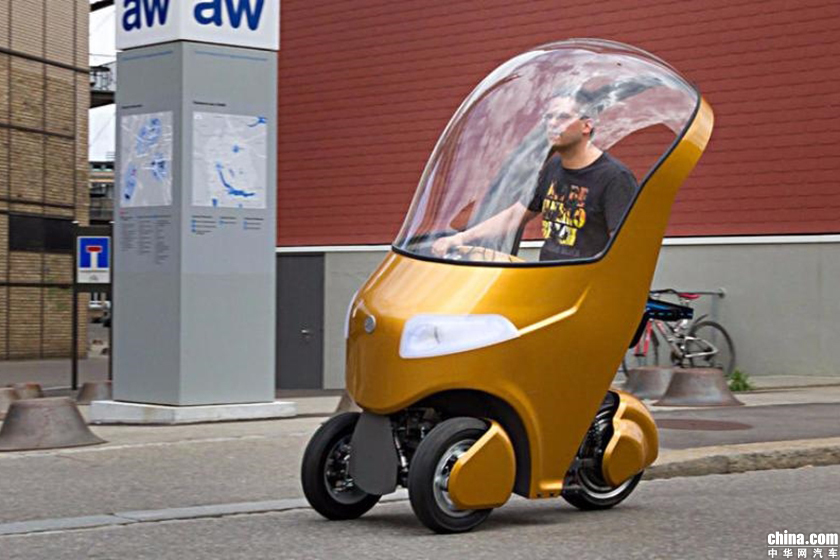 未来城市通勤利器 Bicar三轮车被归类为轻型汽车