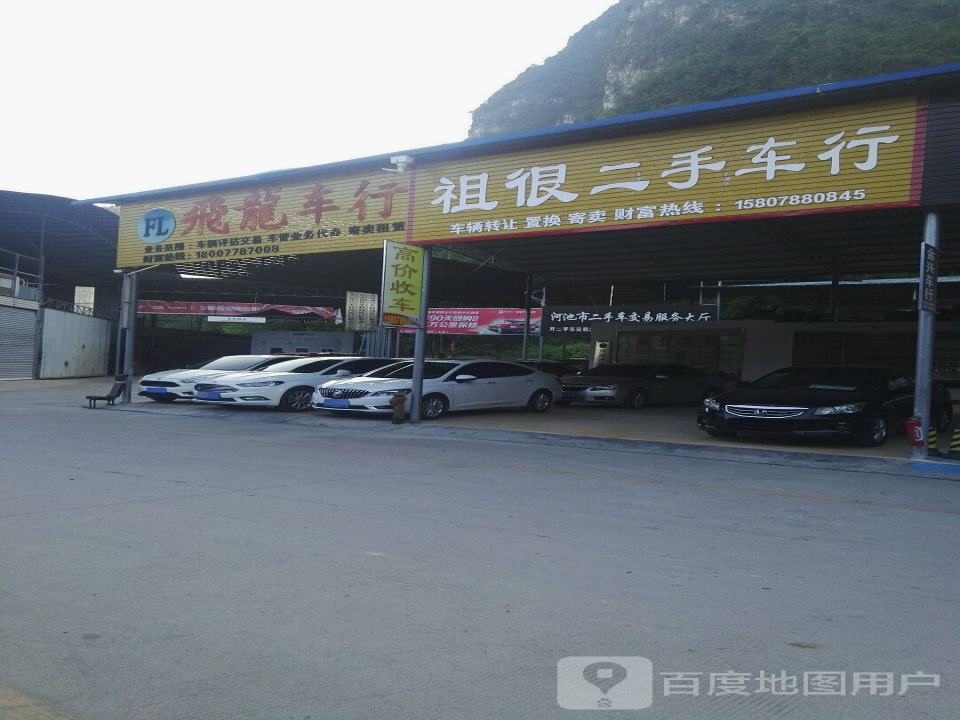 河池市飞龙二手车行(瑞临线)